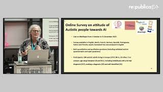 re:publica 2024: Imke Heuer - AIRA - Artificial Intelligence and the Rights of Autistic People