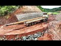 Get ready mission ride on an extreme mountain road truck stuck and bulldozer rescue mission