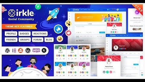 Cirkle – Social Networking WordPress Theme @1000theme