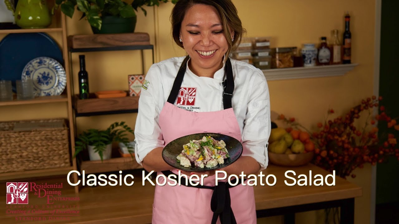 Classic Kosher Potato Salad with Chef Daron at Stanford Dining YouTube