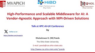 Leicester 2024   High Performance and Scalable Middleware for AI: A Vendor Agnostic Approach