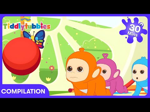 Fånga den magiska fjärilen! 🦋 - Teletubbies | Barnfilm | WildBrain Regnbågsbron