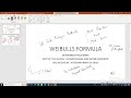Risk Analysis Method-Weibull Formula