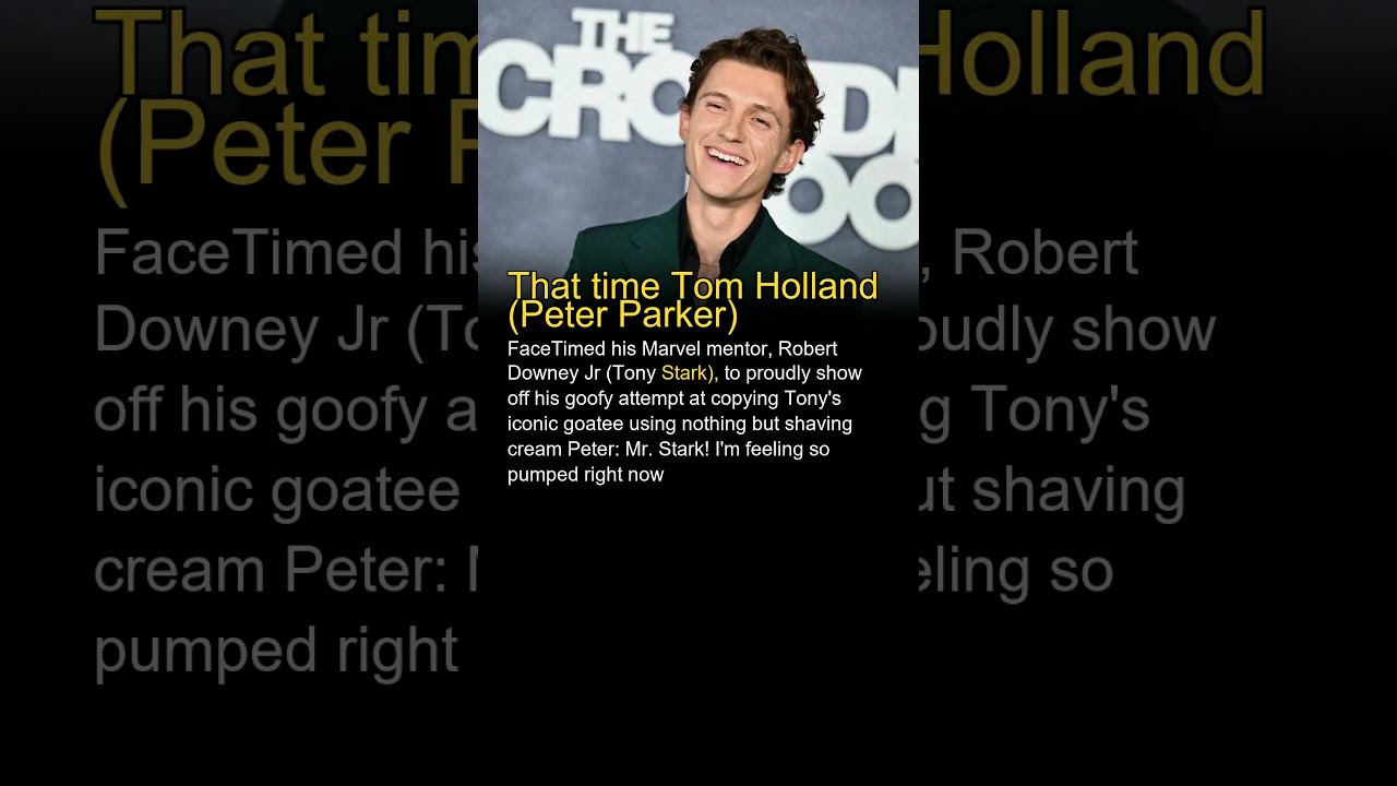 Spider Man S Hilarious Tony Stark Impression Goes Viral 1XJYwTD AGU 21 Score65 Unknown English Ac