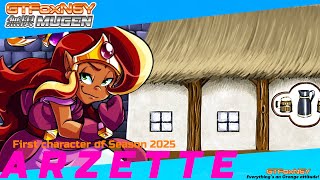 GTFoxMUGEN: Arzette swings her Smart Sword in MUGEN!
