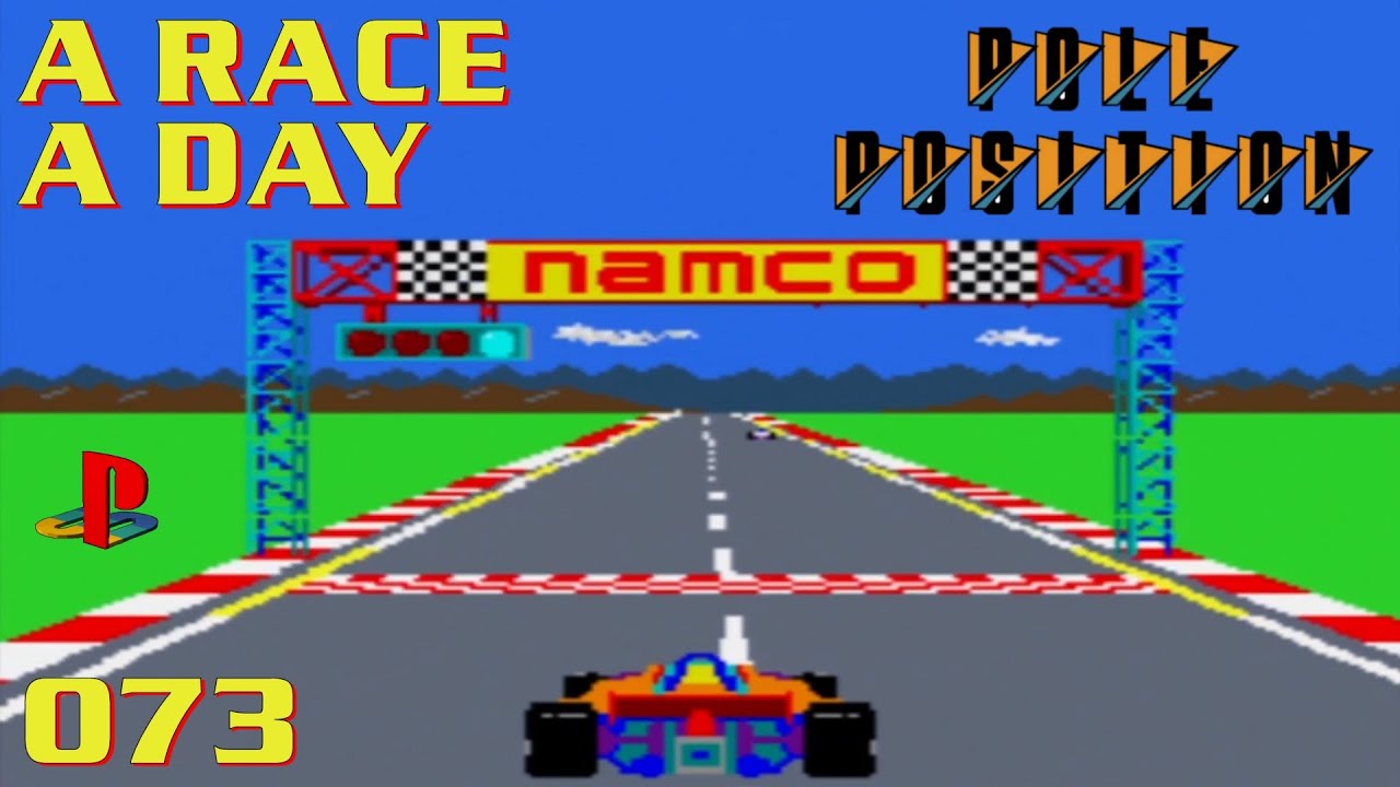 A Race a Day 073 Pole Position (1982) PS3 NamCo Museum Volume 1 PS1