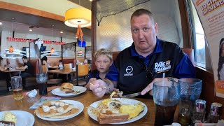 British Family tries DENNY'S for the FIRST TIME