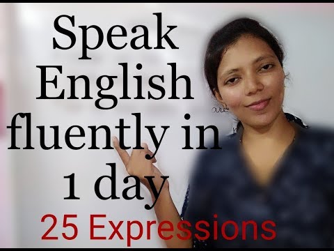 25 DAILY EXPRESSIONS IN ENGLISH FOR FLUENCY / Fluency Training / Spoken English Through Tamil