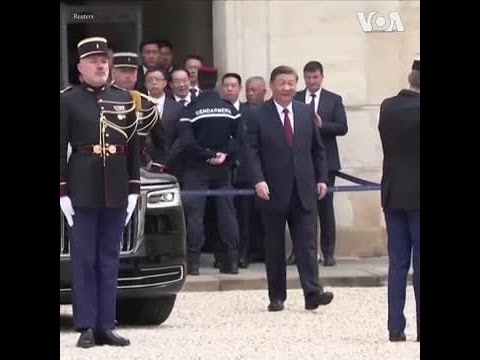 康辉@大国外交最前线，一睹为快！马克龙为习近平主席举行盛大欢迎仪式 | CCTV