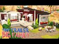 TINY TRAILER FOR A BIG FAMILY 💕 | The Sims 4 | Speed Build