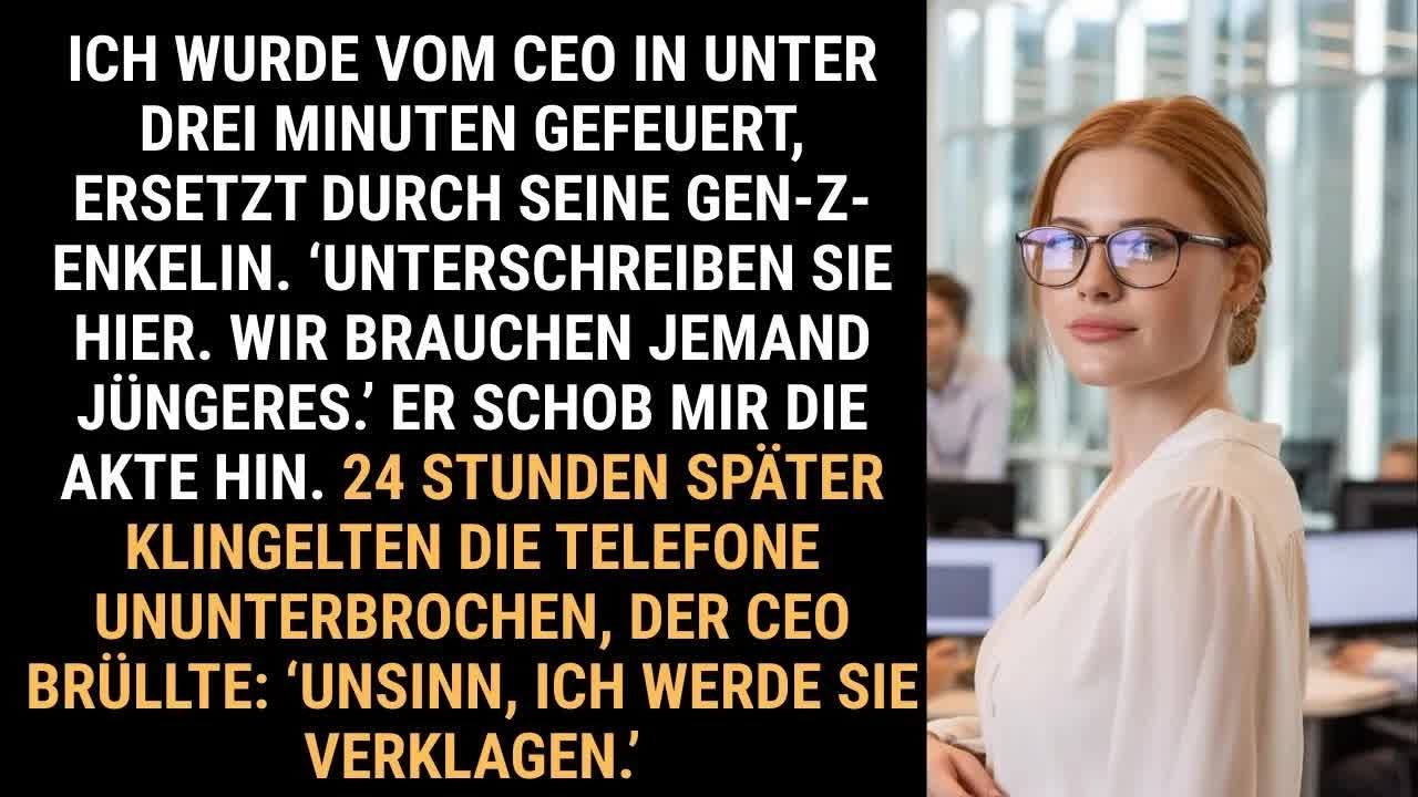 CEO Fehler Er Ersetzte Mich Durch Seine Gen Z Nichte – Ich Widerrief 42 Patente Im Wert Von 1,1