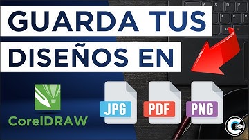 EXPORTA CUALQUIER ARCHIVO EN CorelDRAW  A PDF •  PNG • JPG | CREAR Designer