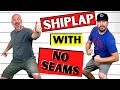 Shiplapping an Accent Wall That Looks Perfect | Shiplap With No Seams!