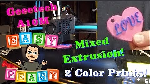 So Easy! A10M and dual colors using Cura 3.6