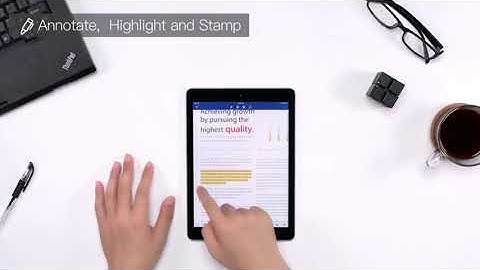 Introduction to PDFelement for iOS