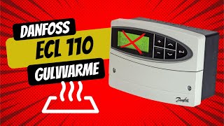 Sådan Indstiller Du Din Danfoss Ecl 110 Gulvvarme