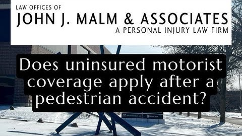 Uninsured Motorist Coverage & Pedestrian Accidents | Pedestrian Accident Attorneys in Naperville