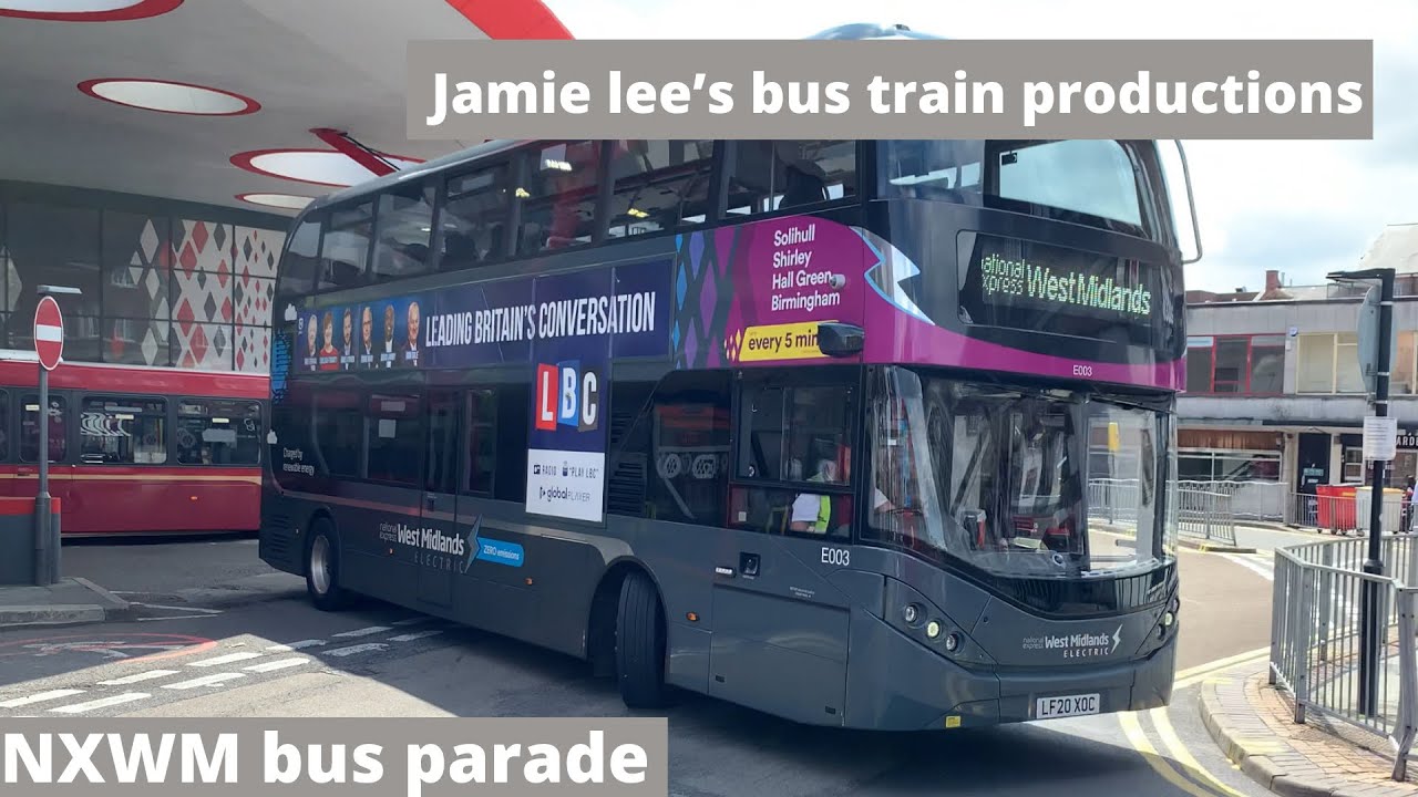 National Express West Midlands Bus parade in Walsall and Wolverhampton