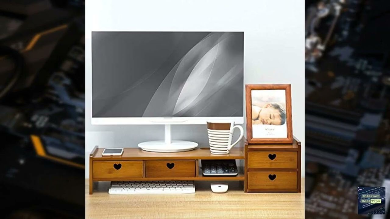 Review - U5GAAALPPQ9 File Cabinet Universal Laptop Notebook Monitor Stand Rack Wooden Sim