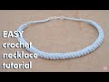 Crochet Necklace Tutorial | Perfect for Scrap Yarn | 2 WAYS