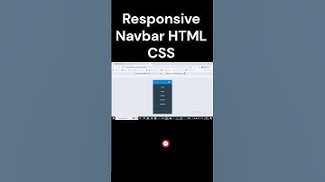 Responsive Navbar with Slider Menu using HTML & CSS Mobile Friendly Navigation Bar Tutorial #css