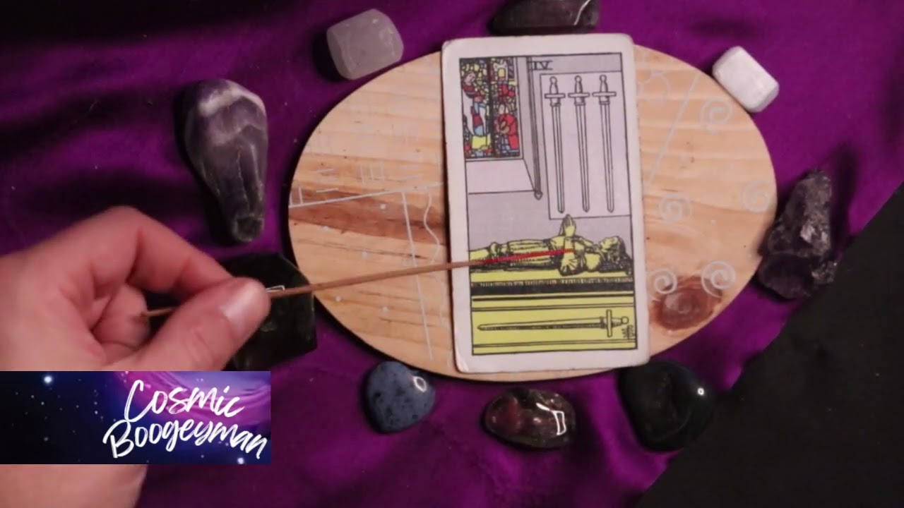 🛌 4 of Swords: The Power of Rest & Healing for Inner Peace ✨ #4ofswords #mrcosmic #tarothealing thumbnail