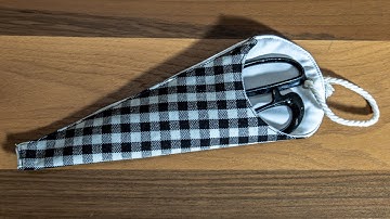 A Unique scissor pouch, you never find something like this!