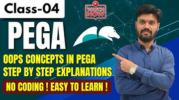 Pega Class 04 | OOPS Concepts in Pega Step By Step Explanations | Pega Tutorials For Beginners