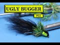 Fly tying the ugly bugger pea