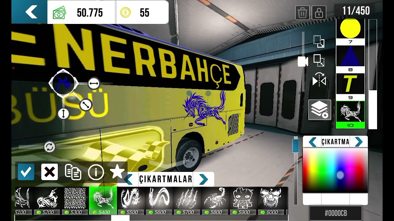 Car parking de Fenerbahçe takım otobüsü yaptım ve stadyuma götürdüm