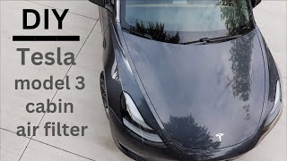 How To Easily Replace ● The Cabin Air Filter Your Tesla Model 3 ! by Chris Notap 22,663 views 6 months ago 4 minutes, 46 seconds