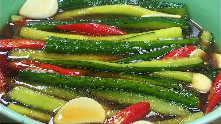 醬黃瓜正確做法，嘎嘣脆爽，酸鹹度適中，易保存，簡單又好吃 HOW TO MAKE pickled cucumber recipe ，Smacked Cucumber - 天天要聞