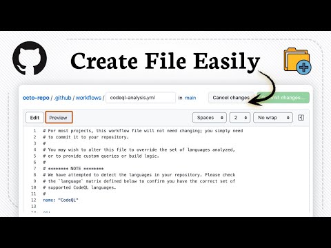 How to create a file in GitHub (Easy File Setup)