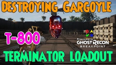 Destroying Gargoyle | Terminator Loadout T-800 | Ghost Recon Breakpoint Raid