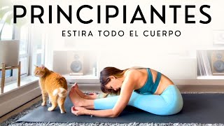 Clase de Yoga para Principiantes 10 Minutos | 5 Posturas de Yoga para Estirar Todo el Cuerpo