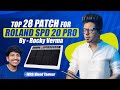 Best 28 patches for roland octapad spd 20 pro rockyverma9028 tanwartechnicalmusiccall 8743892064