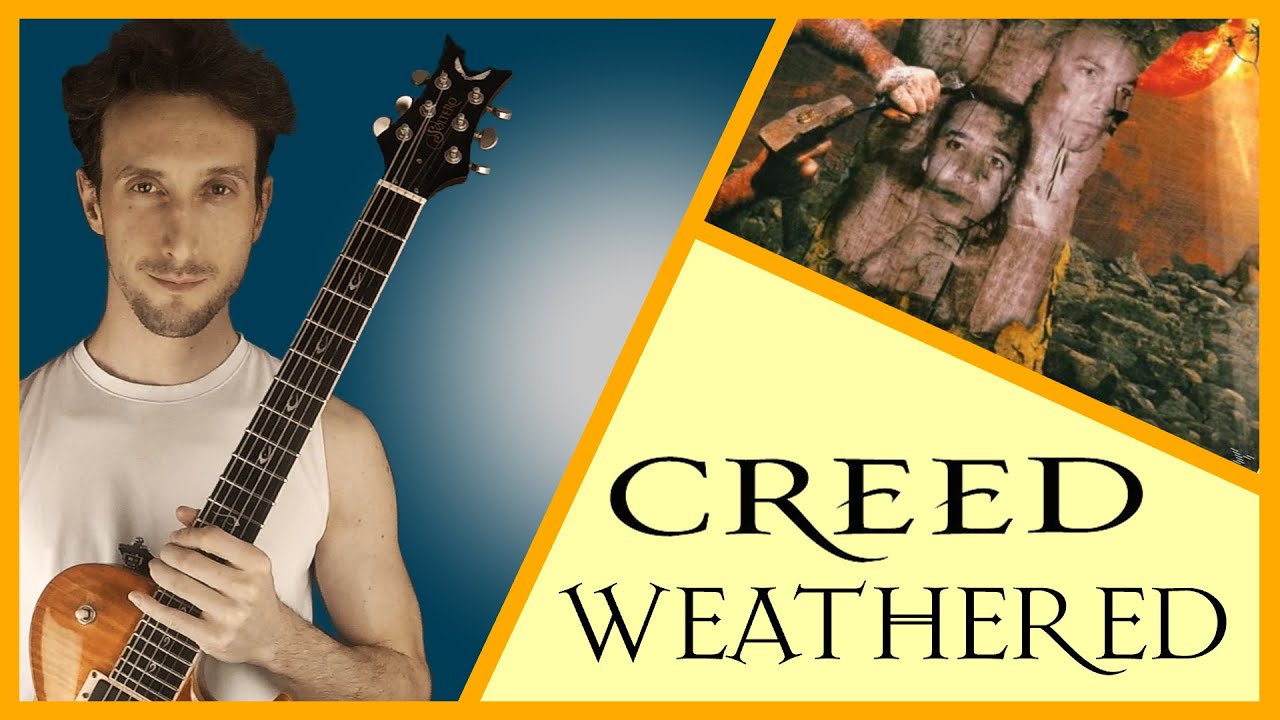 How to play WEATHERED by Creed Intro Tutorial w/tabs YouTube