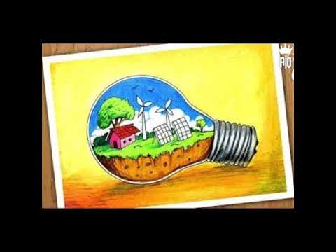 Save Energy Save Earth Drawing // Real VS Copy Art ??