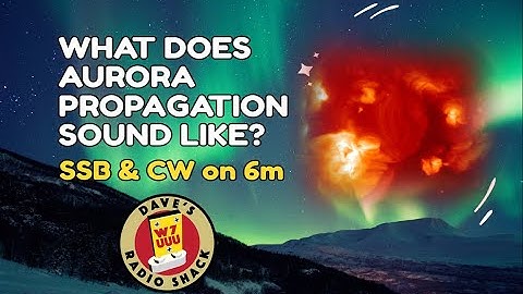 6m SSB and CW Aurora Backscatter Propagation - what it sounds like