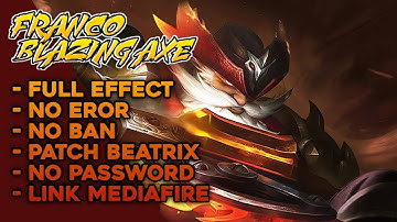 SCRIPT SKIN FRANCO BLAZING AXE NO PASSWORD