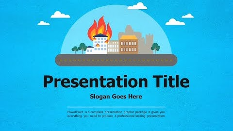 firefighter animated powerpoint template