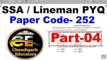 HPSSC [SSA] - Solved Technical Paper [2015] || Paper Code- 252 || Part-04