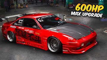 Need for Speed Unbound - 600HP Nissan Silvia S14.3 Customization | Max Build S+