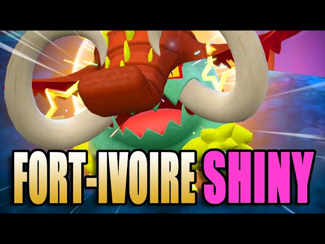Pokémon Fort-Ivoire Shiny 6IV FR - Pour Pokémon Écarlate/Violet Sur Nintendo Switch - Neuf Sous Blister