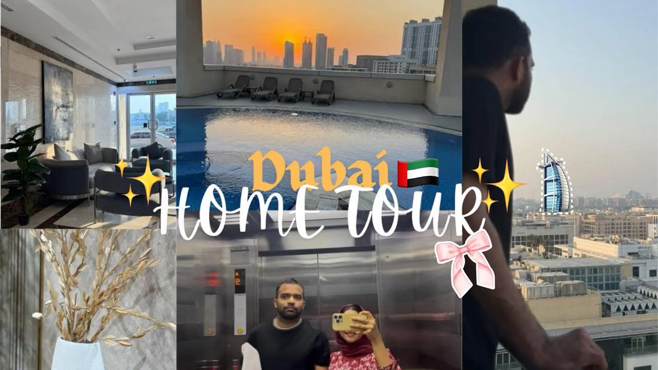 ദുബായിലെ ഞങ്ങളുടെ പുതിയ Flat🏠🌿| 1Bhk flat tour|malayalam vlog |@Fasnasai 