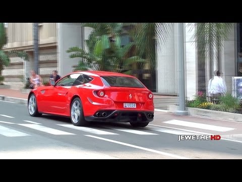 Ferrari FF Lovely SOUNDS In Monaco! Start Ups, Accelerations And More! (1080p Full HD)
