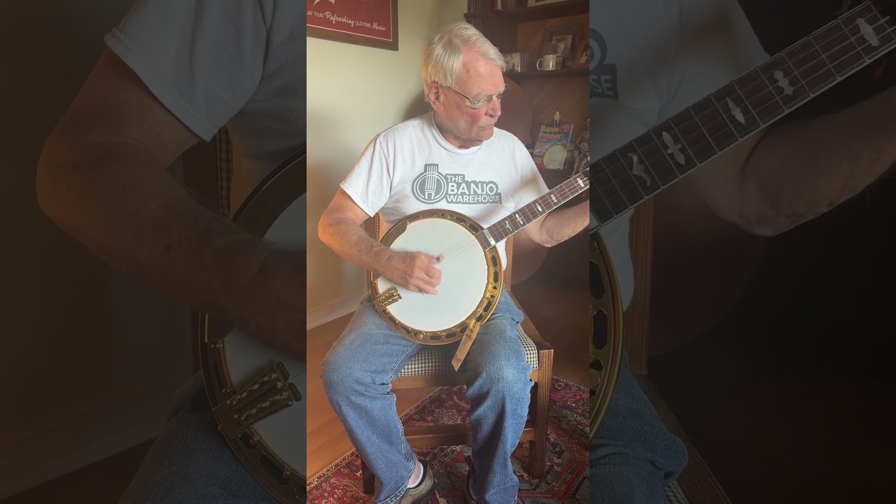 2008 Huber Jim Mills Banjo Demo - Gold Hardware Mahogany - Serial 608-48
