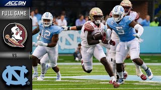 Florida State vs. North Carolina Full Game | 2021 ACC Football