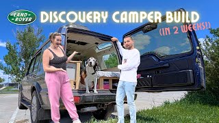 Sports Performance Land Rover Discovery Overland Camper Conversion (in 2 weeks!!)