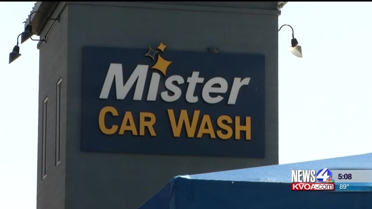 Car damaged by unattended vehicle at east side car wash YouTube
